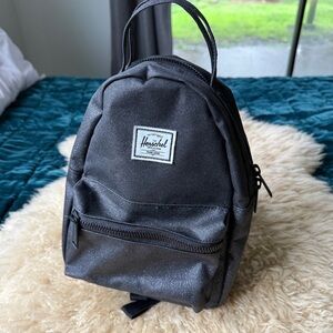 Herschel Supply Company Mini Nova Black Glitter Backpack